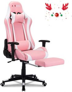 aleavic fauteuil de bureau rose
