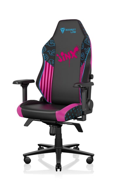 titan serie 2022 regular fauteuil gaming noir et rose