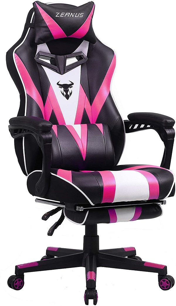 zeanus chaise rose et noire