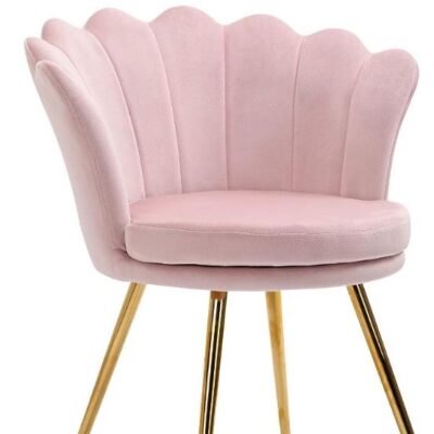meilleur fauteuil en velours rose