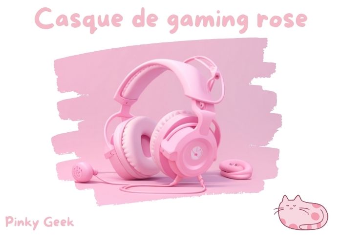 setup gaming rose casque de gaming rose