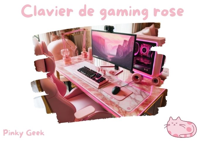 setup gaming rose clavier gaming rose