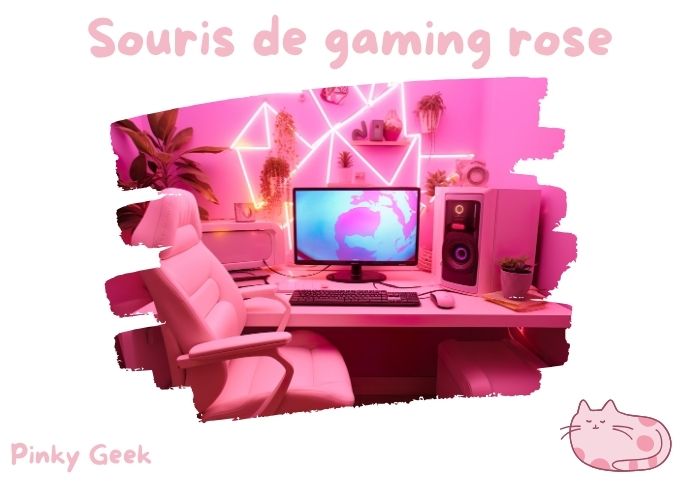 setup gaming rose souris gaming rose