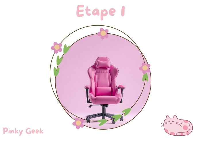 comment nettoyer sa chaise de gaming etape 1