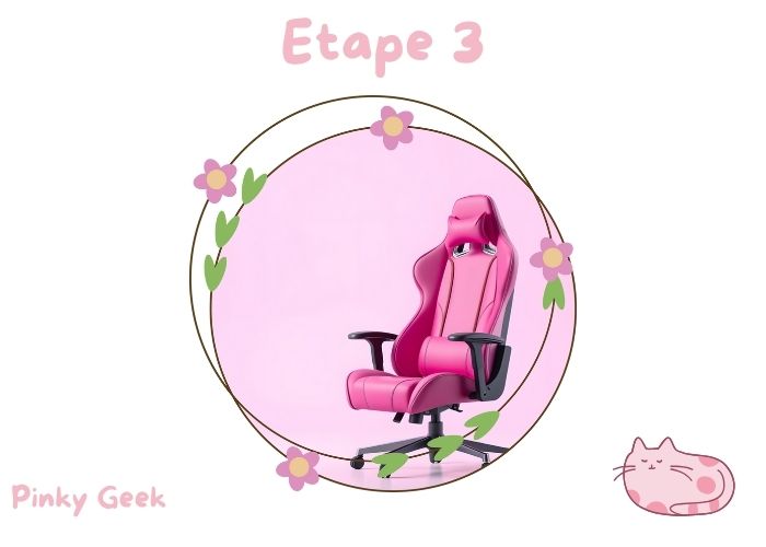 comment nettoyer sa chaise de gaming etape 3