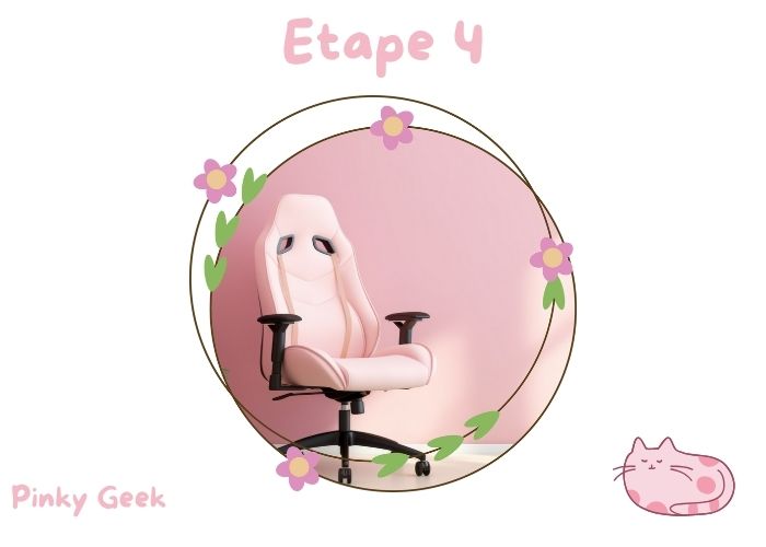 comment nettoyer sa chaise de gaming etape 4